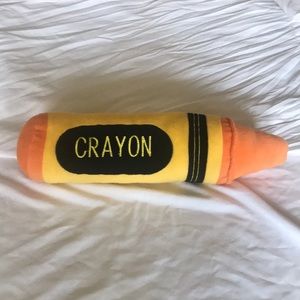 Yellow plush crayon